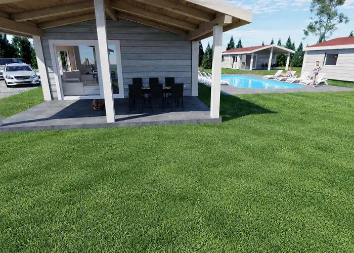 Дом отдыха Mazurskie Wzgorze -domki Z Basenem Рыдзево